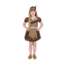 Robe de petite indienne avec bandeau (2/3 ans)