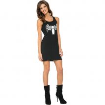Robe de Venom noire pour femme, Spiderman (L)