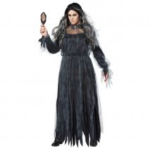 Robe noire de mariée fantôme grande taille (XXL)