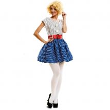 Robe pop art années 50 à pois (M/L)