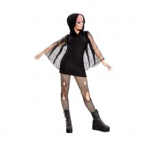 Robe pull araignée courte zippée pour femme (M)
