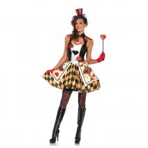 Robe reine de coeur courte pour femme (S)