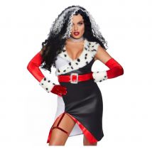 Robe sexy de femme cruelle deluxe pour femme (M)