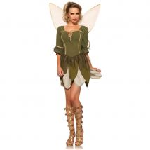 Robe verte de fée pour femme adulte (S)