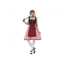 Robe vichy mi-longue de bavaroise (M)