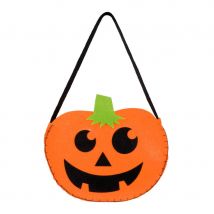 Sac à bonbons citrouille de 18 x 22 cm