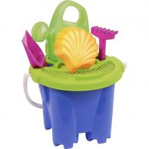 Seau chateau avec accessoires et arrosoir de plage