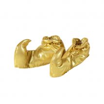 Sur-chaussures babouches dorées (35cm)