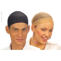 Set de 2 calottes pour perruques (chair-noir)