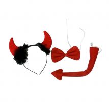 Set d'accessoire diable rouge sexy