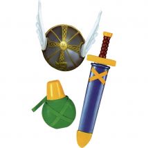 Set de gaulois enfant, casque,glaive et gourde