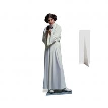 Silhouette de la princesse Leia en robe blanche (Robe blanche)