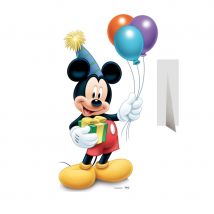 Silhouette de Mickey anniversaire en carton (Mickey anniversaire)