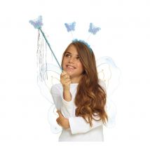 Set de petite fée papillon bleu (Bleu)