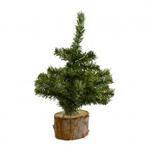 Sapin de table sur pied en bois, 30cm