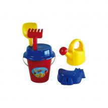 Seau et arrosoir de plage avec accessoires