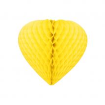 Suspension en coeur jaune (JAUNE)