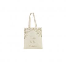 Sachet en lin team de la mariée, pailletés