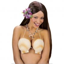 Soutien-gorge coquillage en plastique (Taille unique)