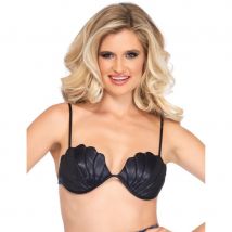 Soutien gorge coquillage noir (M)