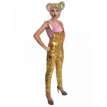 Salopette Harley Quinn dorée pour femme (S)