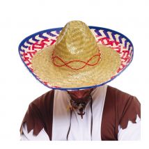 Sombréro mexicain en paille naturelle