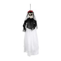 Squelette mariée jour des morts à suspendre (Mariée)