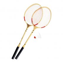 set raquettes badminton (bois)