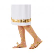 Sandales romaines dorées pour femme (Pointure 39,5)