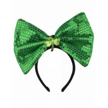Serre-tête noeud St Patrick avec sequins