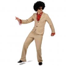 Tenue beige disco pour homme (L)