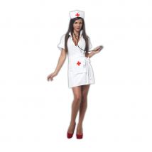 Tenue blanche d'infirmière sexy (M)