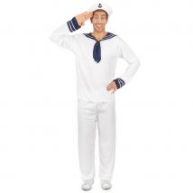 Tenue blanche de marin pour homme (S)