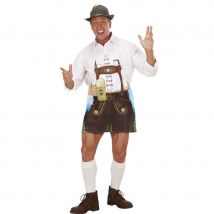 Tablier de cuisine imprimé homme bavarois (Taille unique)