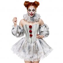 Tenue de clown sexy terrifiant femme (S)