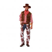 Tenue de cowboy chaps vachette pour adulte (M/L)