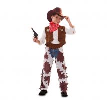 Tenue de cowboy chaps vachette pour enfant (7/9 ans)