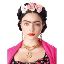 Tresses de cheveux avec fleurs pour femme