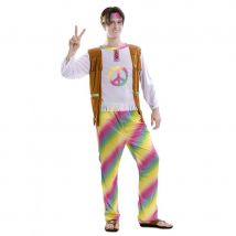 Tenue de Hippie multicolore pour homme (M/L)