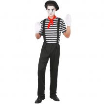 Tenue de mime pour homme (L)