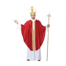 Tenue de pape blanche et rouge (S/M)