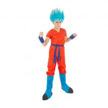 Tenue de Son Goku guerrier divin pour enfant (5/6 ans)