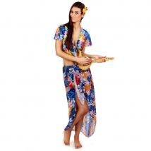Tenue de vacancière hawaïenne pour adulte (Taille unique)