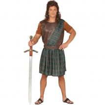 Tenue écossaise style "Braveheard" pour homme (L)