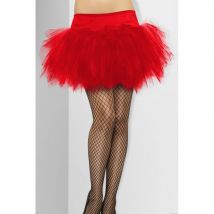 Tutu froufrous rouges (Taille unique)