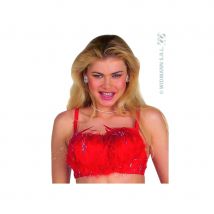 Top marabout rouge cabaret (rouge)