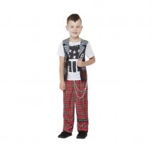 Tenue punk des années 90 pour garçon (7/9 ans)