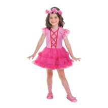 Tenue rose de ballerine pour enfant (3/6 ans)