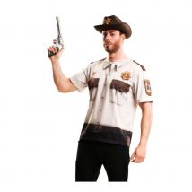 T-shirt de Rick grimes pour adulte, Walking Dead (Taille unique)