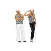 Tee-shirt mixte rayé (M/L)